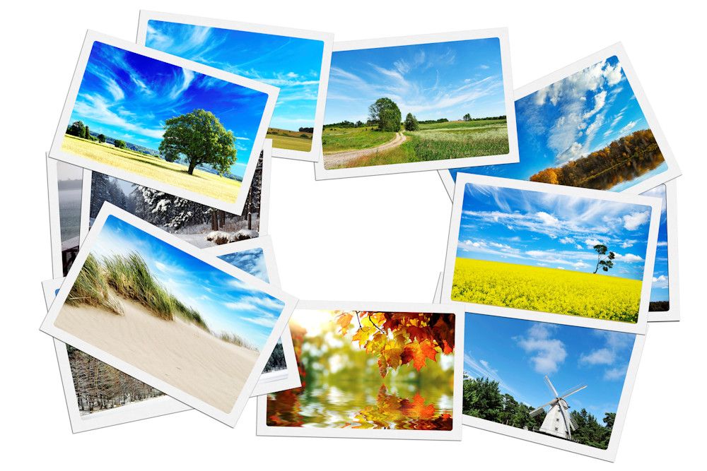 Pile of printed photographs to be digitised with Scan Photos Perth