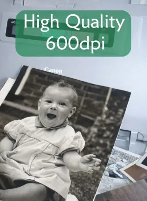 High quality 600dpi photo scanning example from Scan Photos Perth